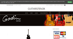 Desktop Screenshot of guitaristen.dk