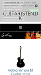 Mobile Screenshot of guitaristen.dk